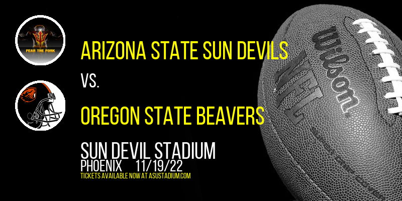 Arizona State Sun Devils vs. Oregon State Beavers at Sun Devil Stadium